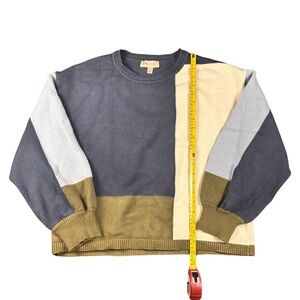 Philosophy for public clothing blue green crewneck sweater Size XL